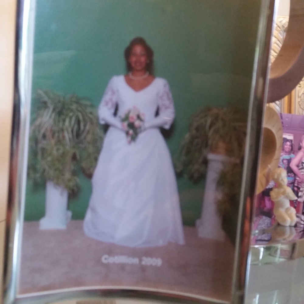 A wedding dress